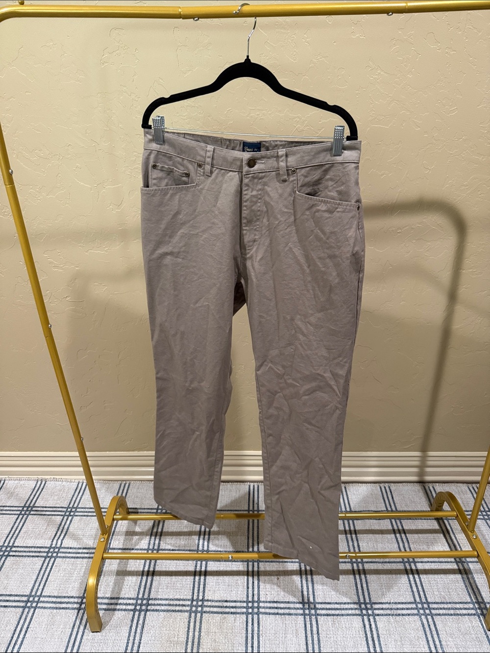 Texas Standard Men's Straight-Leg Pants in Taupe